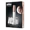 Braun FaceSpa Pro 3-In-1 Face Epilator And Skin Toning System 911 White