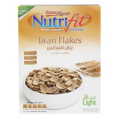 Temmy&#39;s Nutrifit Bran Flakes Cereals 250g