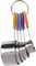 Beauenty - 10 Piece Stainless Steel Measuring Cups And Spoons Set With Silicone Handles