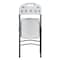 YC-037 Foldable Chair White/Black