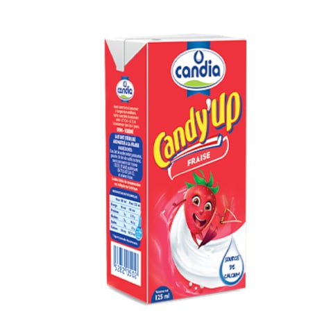 Candia Candy Up Lait Uht Fraise 125ML