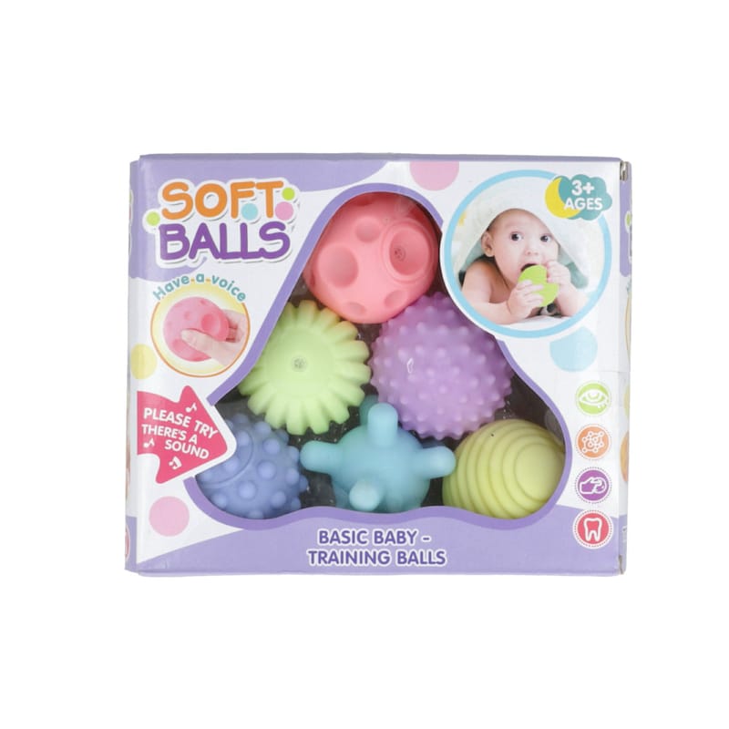 Soft Balls Textured Multi Balls set