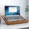 Multipurpose Foldable Reading Table Stand For Books And Also Can Use As Laptop Stand With Adjustable Strong Bamboo Material