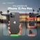elago Magnetic Armor for iPhone 15 Pro Max Military Grade compatible with MagSafe case cover with Rigid Pattern - Black