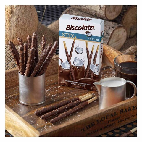 Biscolata Coconut Stix Biscuits 32g