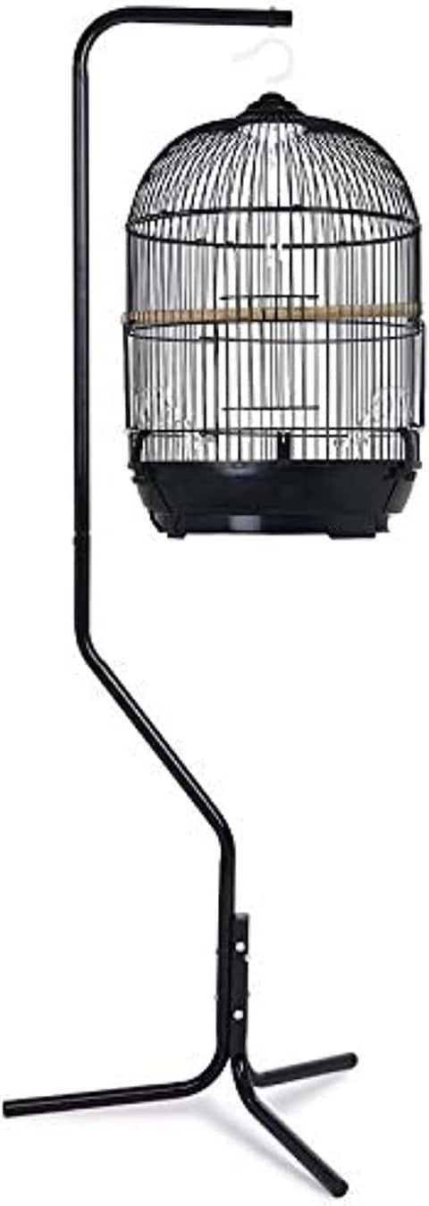 Egardenkart® Bird Cage Stand Hanging (Black with B)