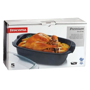 Tescoma 601939 Premium Roaster With Cover Black
