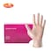 Generic-L Disposable PVC Gloves Single Use Transparent AMMEX Gloves Powder Free Latex Free for Food Service, Parts Handling, Cleanup and Beauty Salon 100PCS/Box