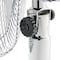 Crownline TF-403 12&quot; Metal Blade Table Fan with Tilt, Oscillation, and 3-Speed Control