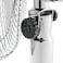 Crownline TF-403 12&quot; Metal Blade Table Fan with Tilt, Oscillation, and 3-Speed Control