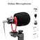 Generic-Smartphone Video Kit 3 Including Mini Desktop Tripod + Metal Phone Holder with Cold Shoe Mount + Video Microphone for Smartphone Vlogging Live Streaming Filming Interview