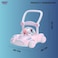 Lovely Baby Kids Push Walker LB 7621 with Removable Handle, Musical Toys, Walk Support, First Step Safe Activity Walker, Child Learning Balance, Small Infant Boy Girl 9-15 M - Pink