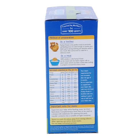 Heinz Farley&#39;s Date Rusks Biscuits 6 Months+ 300g