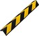 RACO Reflective Wall Corner Guard with Yellow Strips   Corner Protector for Garage Parking
