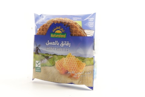 Natureland Honey Waffles 60g