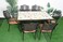 Yulan Outdoor 5-Piece Outdoor Furniture Dining Set, All-Weather Cast Aluminum Conversation Set Includes 6 Chairs and 1 Table for Patio Garden Deck 0271
