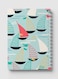 Lowha Spiral Notebook With 60 Sheets And Hard Paper Covers With Sailboat Design, For Jotting Notes And Reminders, For Work, University, School