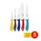 Tramontina Affilata Knives Set Multicolour 5 PCS