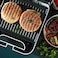 Geepas Grill Maker GGT36548, Non-Stick Cooking Plates With Overheat Protection, Cool Touch Housing And Handle, Power On And Ready Indicators, Perfect For Grilling Vegetables, Chicken, Meat, Black