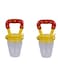 2pcs Baby Fresh Fruit &amp; Vegetable Food Feeder Bottle Yellow