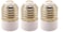Lavish E27 To E14 Base LED Light Bulb Adapter Holder, Fireproof Socket, Bulb Converter (3-Pack)