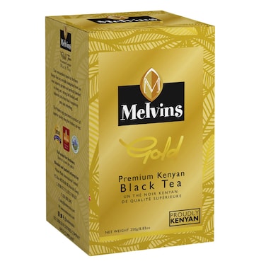 Melvins Gold Premium Kenyan Black Tea Bags 250g