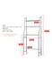 2 Shelf Towel Storage Rack Organizer Over The Toilet Bathroom Space Saver White 68 X 25 X 163cm