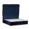 In House Al Shahba Velvet Bed Frame - Queen - 200x150 cm - Dark Blue