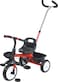 Lovely Baby LB T03 Tricycle Stroller, Baby Push Trike, Kids First Bike, Pushchair, With Parent Handle, Red