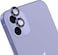 Moxedo Camera Lens Protector, 9H Tempered Glass, Aluminum Alloy Individual Ring Camera Cover Screen Protector Compatible for iPhone 12 (6.1 inch)/ 12 Mini (5.4 inch) (PURPLE)