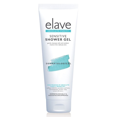 Buy Elave - Dermatological Sensitive Shower Gel 250ml in UAE