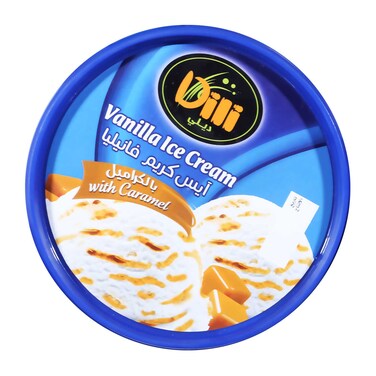 Dili Vanilla Ice Cream With Caramel - 1 Liter