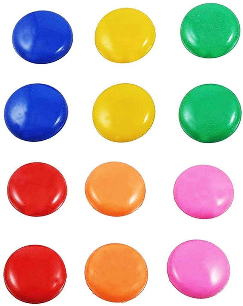 Buy Generic Colored Round Magnets Mini Fridge Whiteboard Magnetic ...