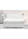 Krude 100% Microfiber 90GSM Supersoft Mattress Topper 1Pc Polyester, White 100X200cm