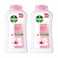 Dettol Skincare Shower Gel &amp; Body Wash, Rose &amp; Sakura Blossom Scent, 250ml x 2