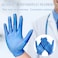 -100pcs عام/ الكثير يعاد الطبية قفازات مطاط تنظيف الأغذية العالمي قفازات المنزلية حديقة تنظيف تنظيف المنازل المطاط الأزرق