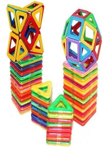 Generic 36-Piece Educational Magnetic Tiles Set