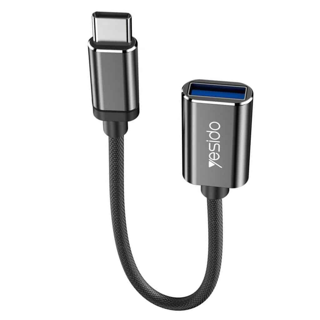 Buy Yesido GS01 USB-C To USB-A 3.0 OTG Adapter, 15CM Online | Carrefour UAE