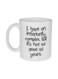 muGGyz Printed Quote Coffee Mug White 325ml