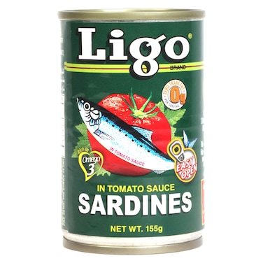 Ligo Sardines In Tomato Sauce 155g