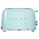 Smeg 50's Style Toaster TSF01PGUK, 950 W, Pastel Green, 6 Toasting Levels