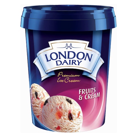 London Dairy Fruits And Cream Ice Cream Tub 500ml