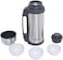 Geepas Gsvb4112 Stainless Steel Vacuum Flask, Silver
