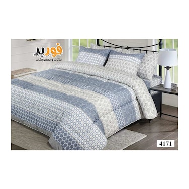 فور بيد 4171 لحاف مطبوع - 180*235 سم