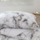 LUNA HOME Single size 4 pieces Bedding Set without filler, Geometric Marble Design