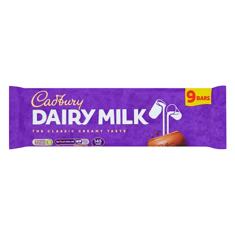 Cadbury Dairy Milk Chocolate 9 Piece 244.8GR