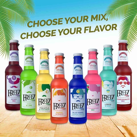 Freez Mix Carbonated Flavored Drink Pineapple And Coconut 275ml