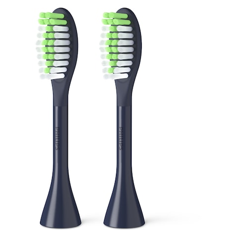 Philips One Sonicare Brush Head BH1022/04 Midnight Blue 2 PCS