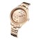Curren 9009 Quartz Movement Round Dial Stainless Steel Waterproof Women Watch - Rose Gold, White