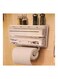 Generic Triple Paper Dispenser With Cutter White